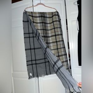 MudPie reversible large winter scarf